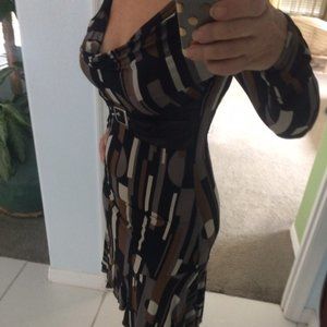 optical dress made in Italy